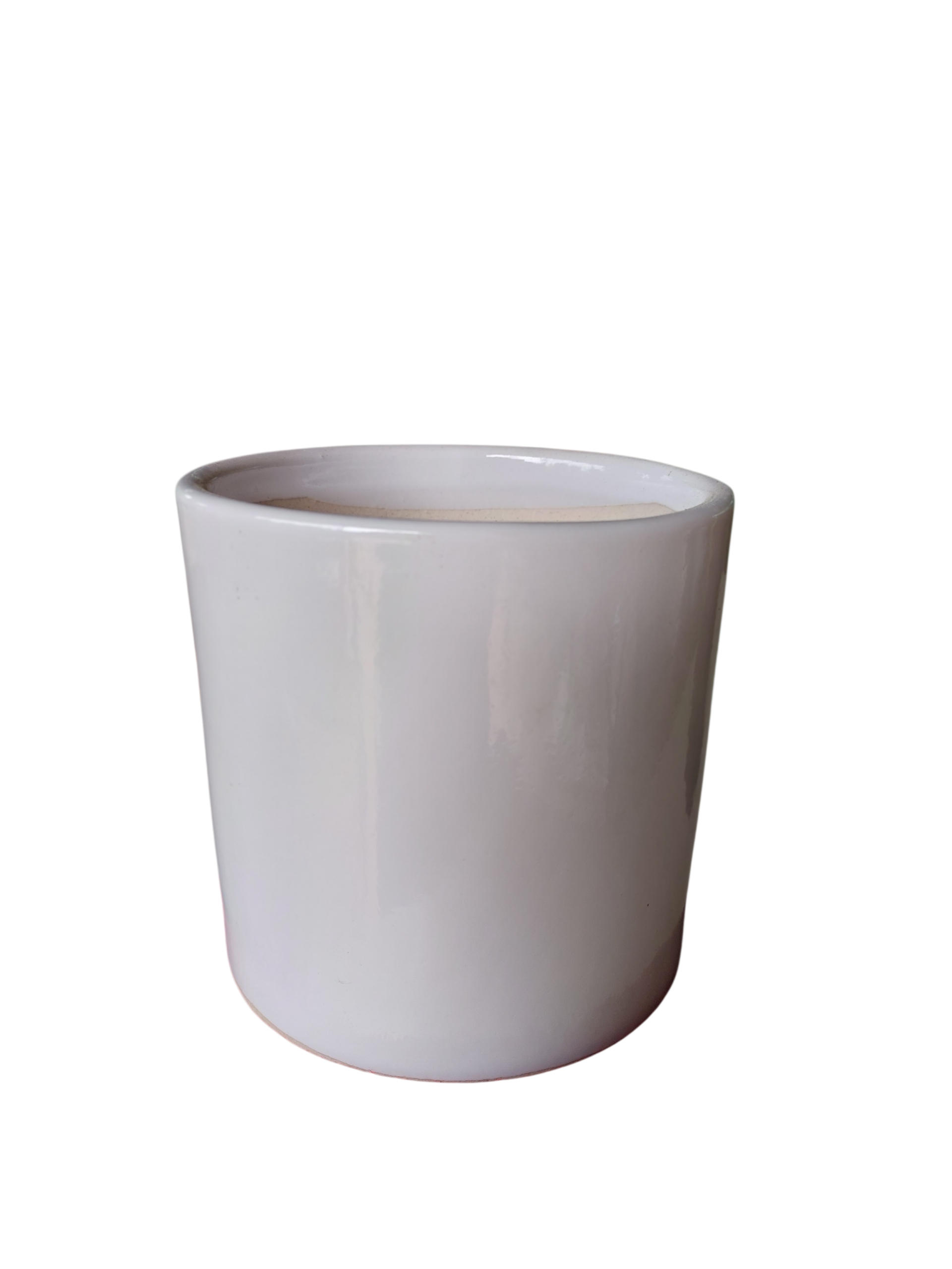 6 Inch Ceramic White Pot